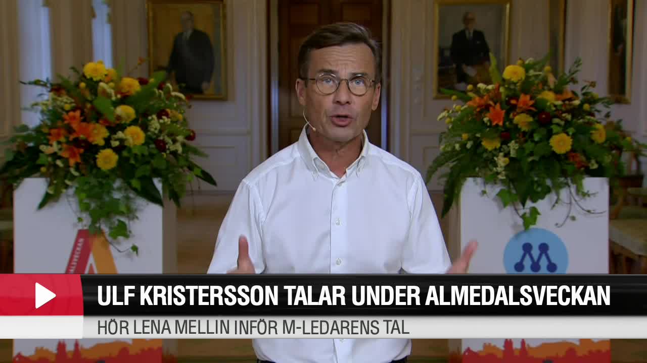 Hör hela Ulf Kristerssons tal på Almedalsveckan