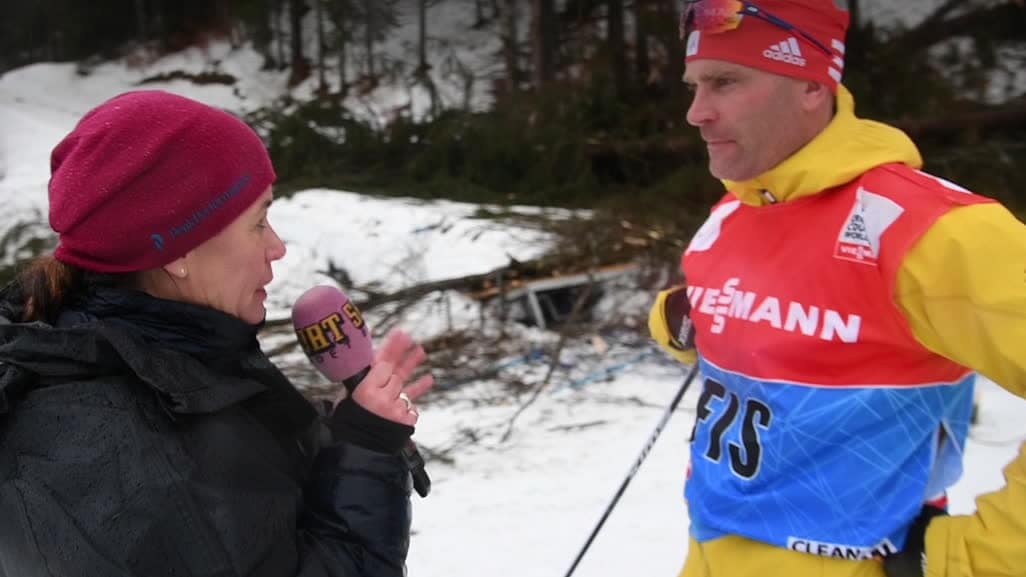 Tävlingschefen på plats vid kaoset i skogen