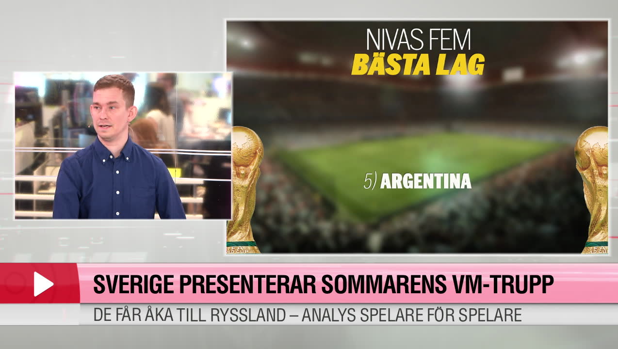 Erik Niva presenterar de fem bästa lagen i VM