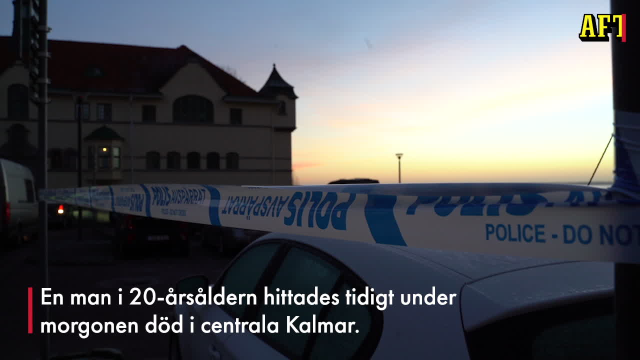 Man hittad död i centrala Kalmar