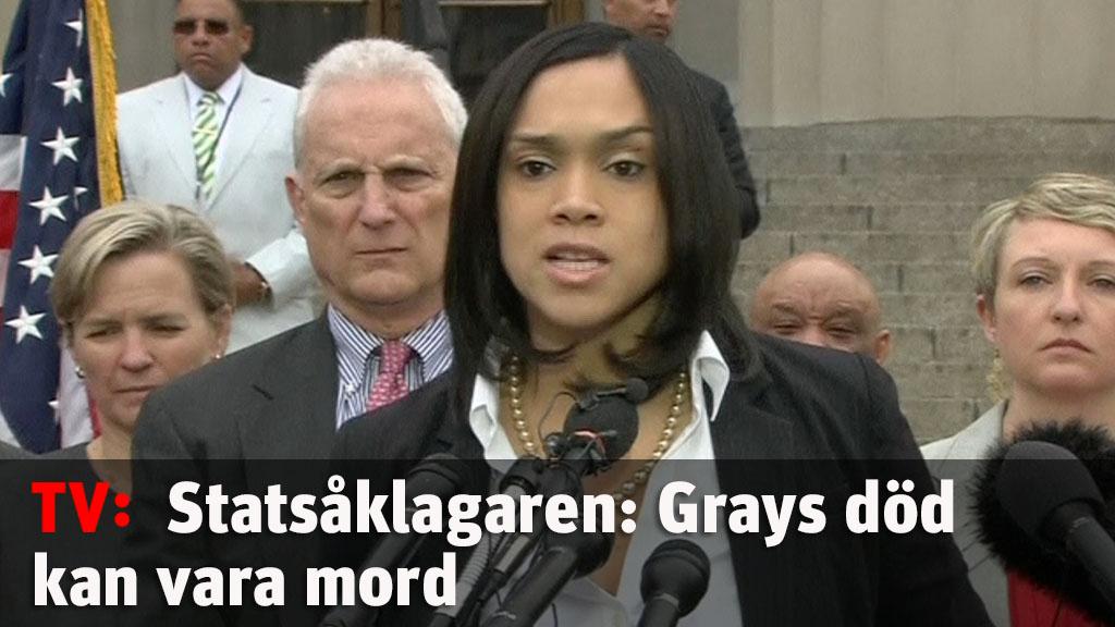 Statsåklagaren: Grays död kan vara mord