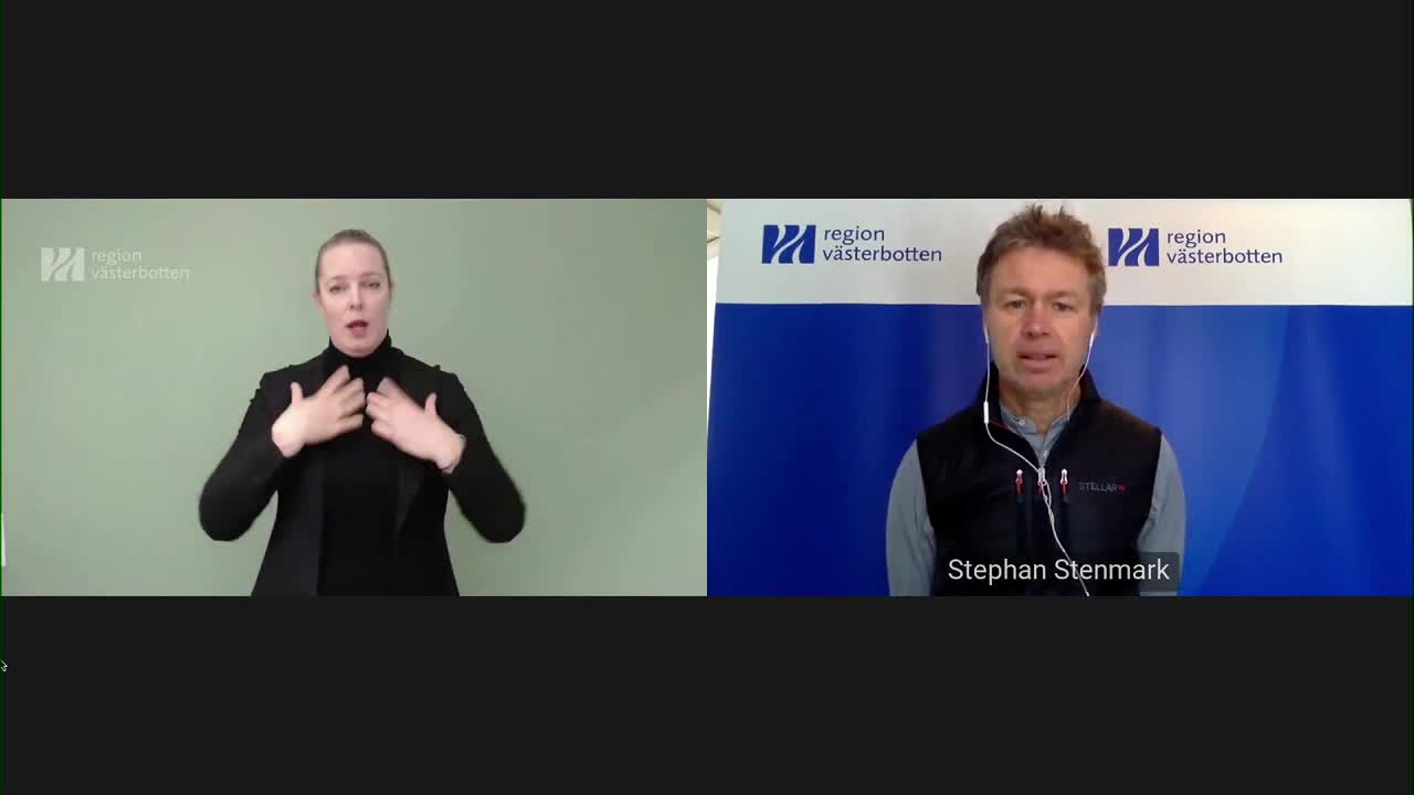 Se hela pressträffen med Region Västerbotten om covid-19