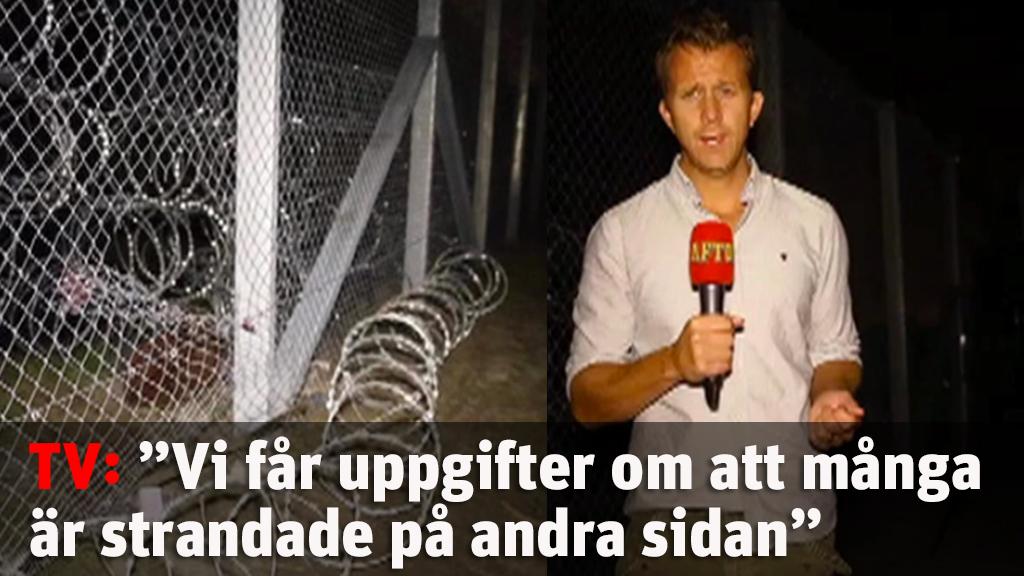 "Får uppgifter om att många är strandade på andra sidan"