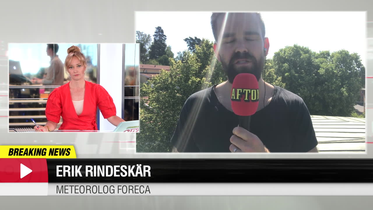 SMHI utfärdar en klass 2-varning om extremvärmen