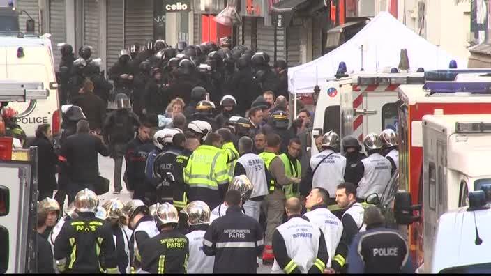 Sju gripna och två döda efter terrorräd i Paris