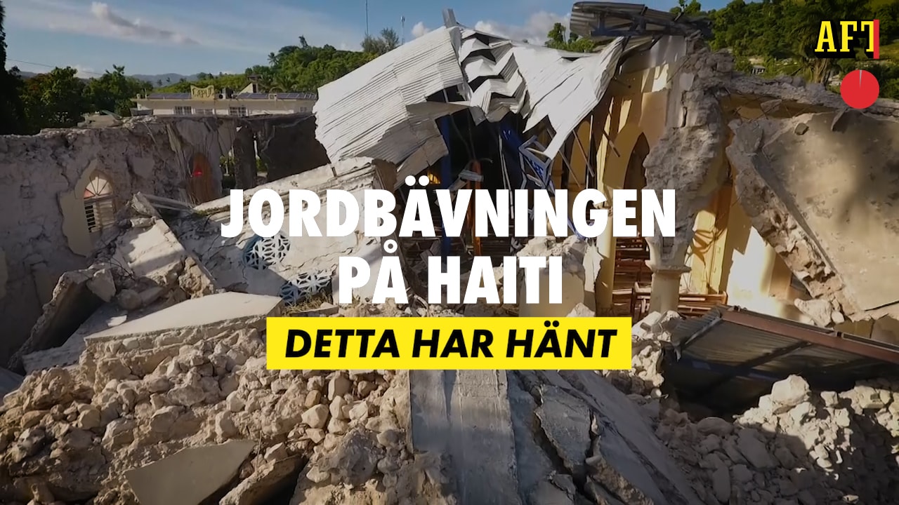 Jordbävningen på Haiti - detta har hänt