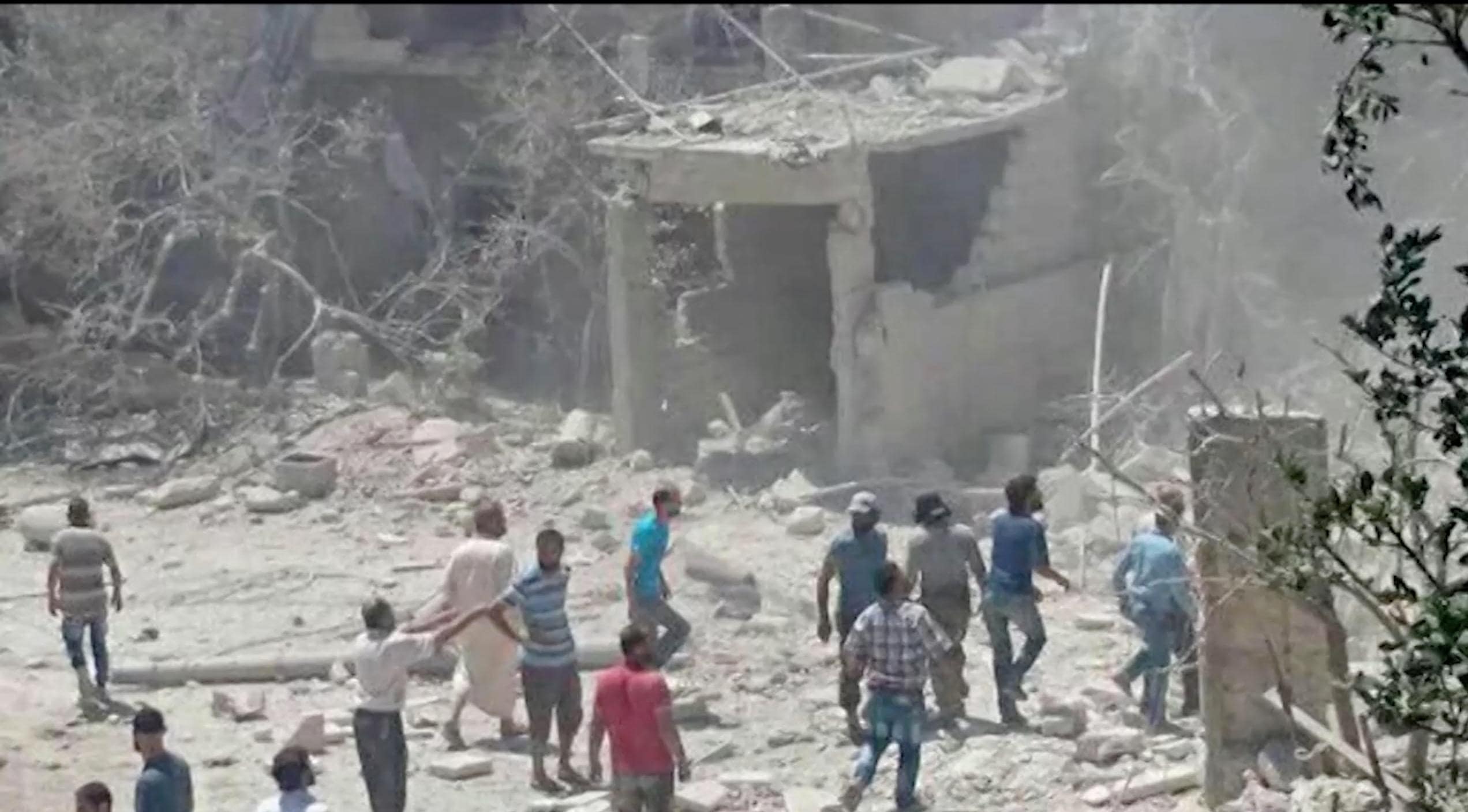 Förlossningssjukhus flygbombat i Syrien