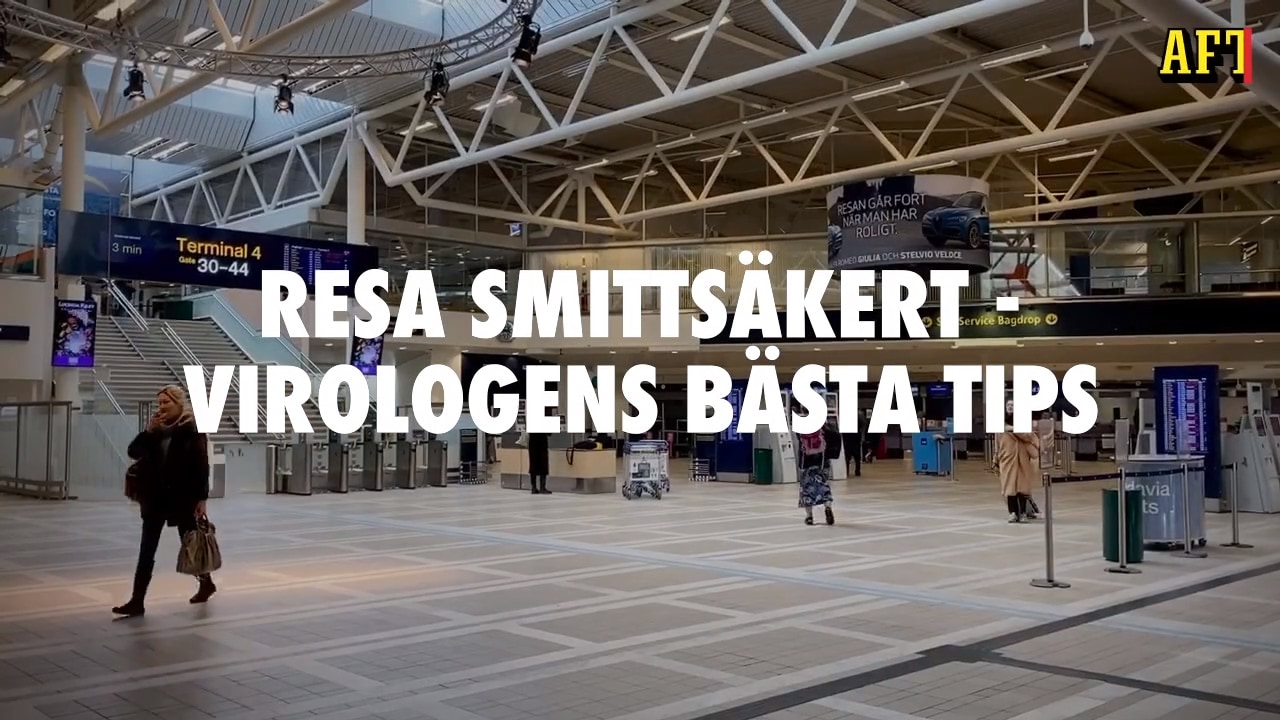 Resa smittsäkert - virologens bästa tips