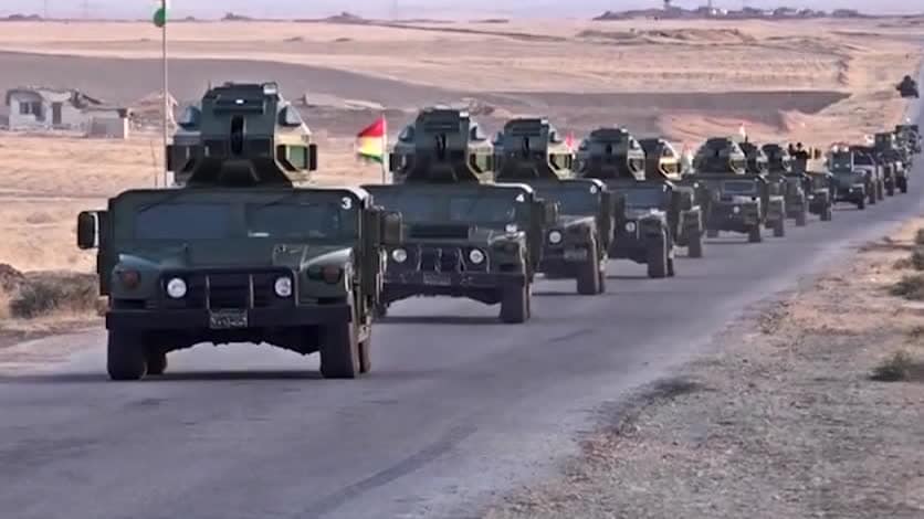 Väpnade strider i Kirkuk i Irak