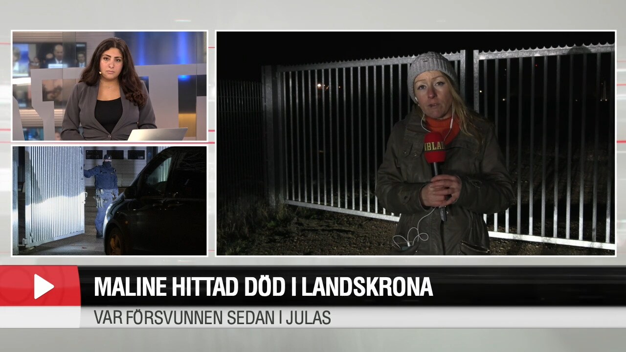 Maline hittad död i de östra delarna av Landskrona