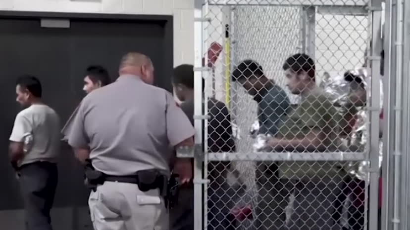 Familjer splittras vid USA:s gräns