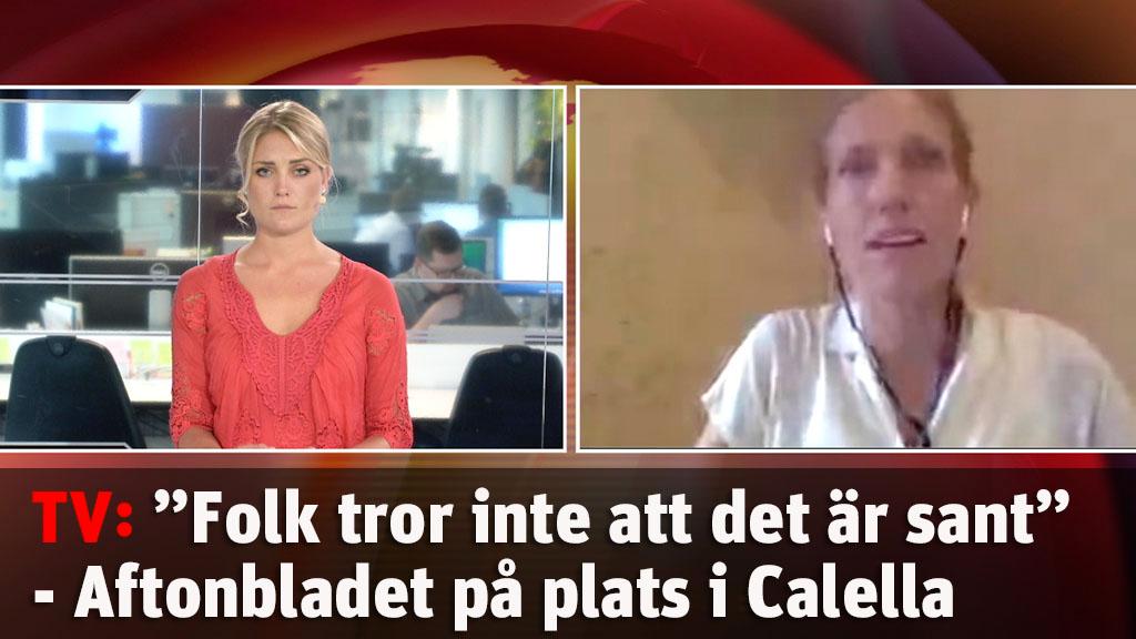 Aftonbladets reporter på plats i Calella