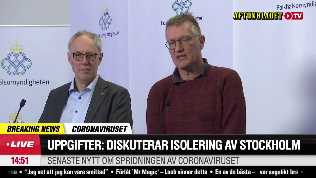 Hör folkhälsomyndigheten om coronaläget