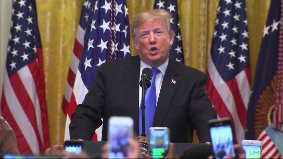 Trump: "Vi kommer aldrig tillåta politisk våld"