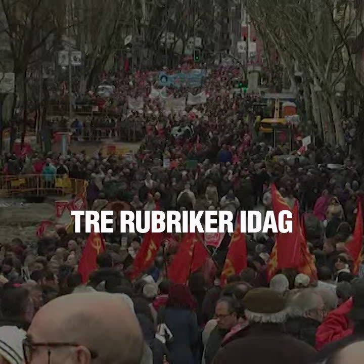 Tre rubriker - 17 mars