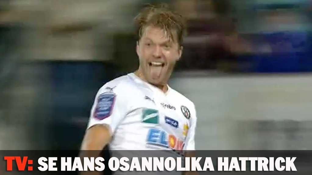 Se hans osannolika hattrick