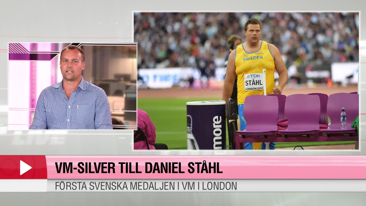 VM-silver för Daniel Ståhl