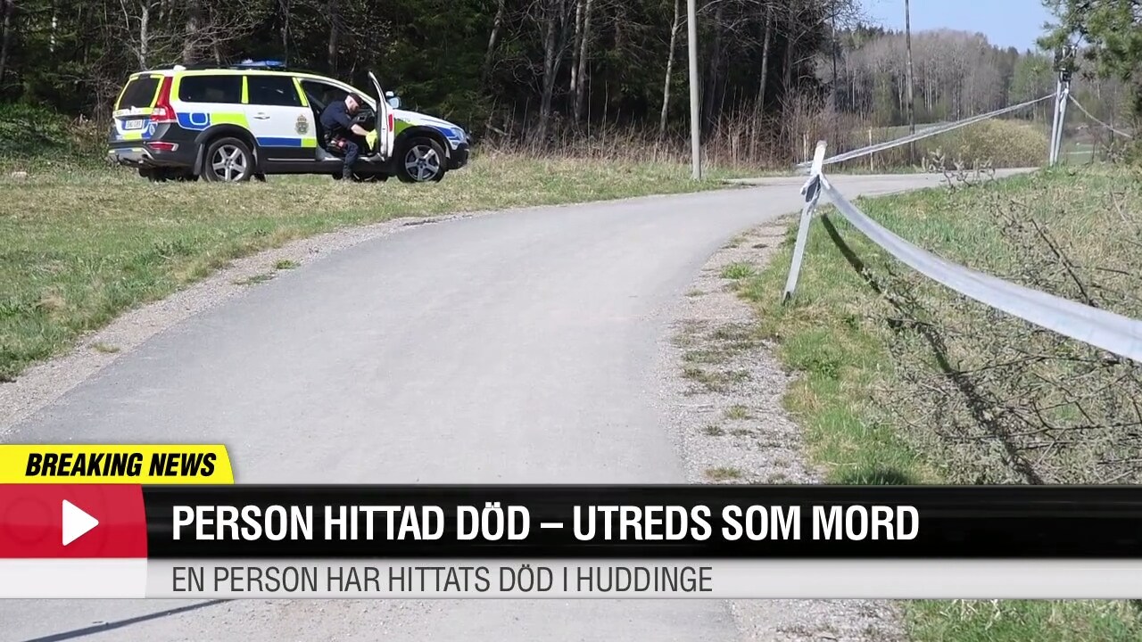 Person hittad död –misstänkt mord