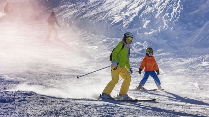 Undvik farorna i skidbacken