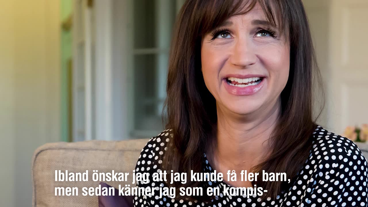 Petra Mede önskar hon kunde få fler barn