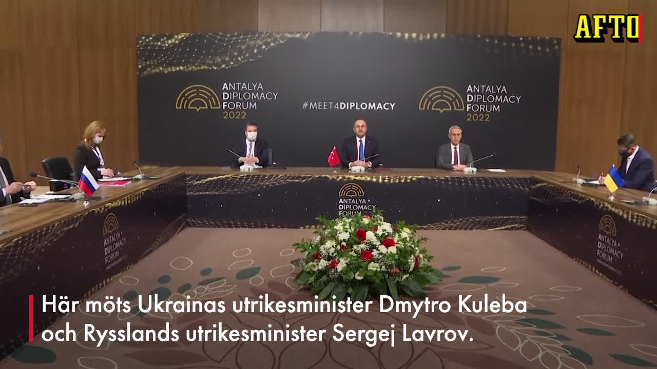 Här möts Ukrainas och Rysslands utrikesministrar för första gången sedan kriget