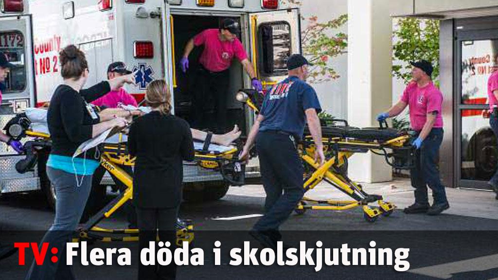 Flera döda i skolskjutning i Oregon
