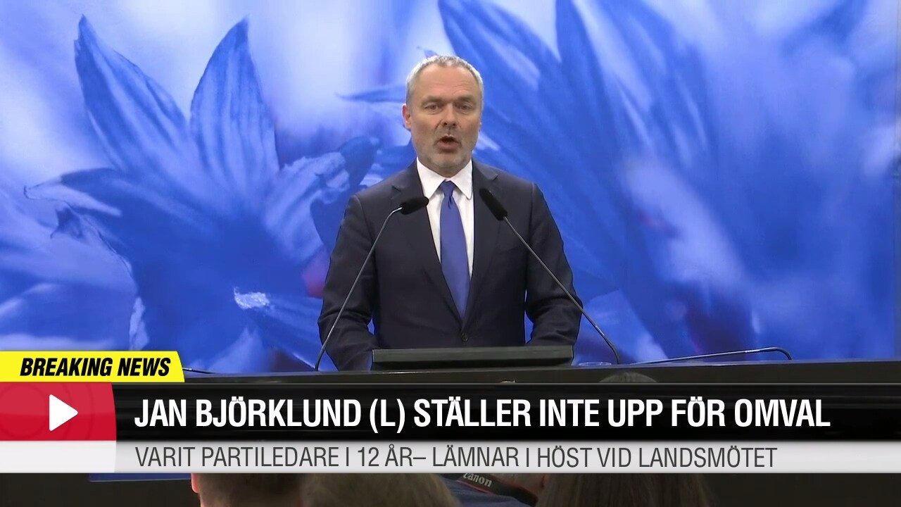 Björklund lämnar Liberalerna