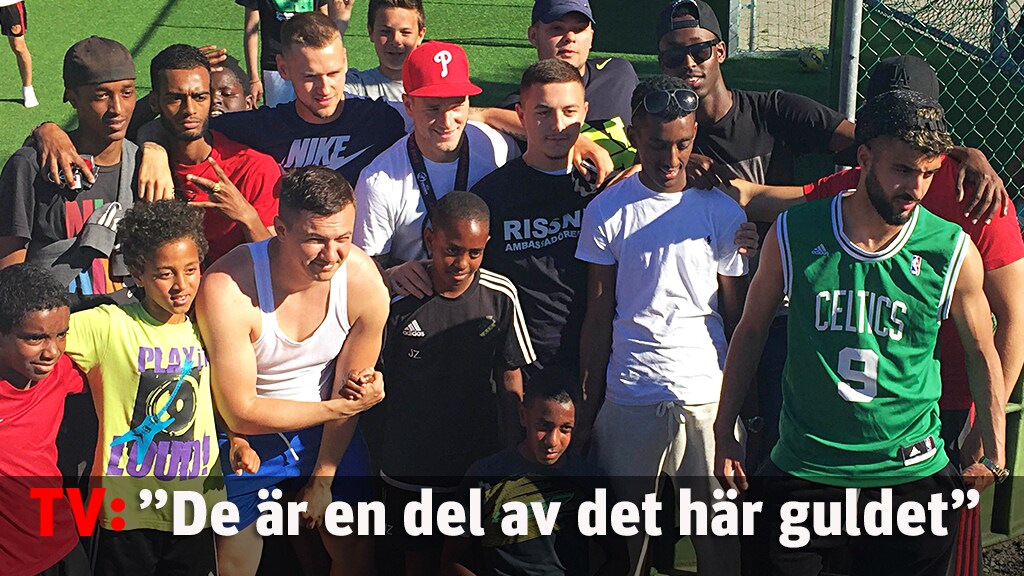 Guidetti: "De är också en del av det här guldet”