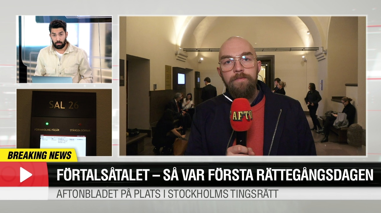 Så var första rättegångsdagen