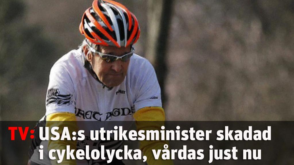 Kerry till sjukhus efter cykelolycka