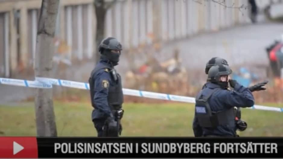 Aftonbladets fotograf om polisinsatsen i Sundbyberg: ”Avspärrat flera hundra meter”