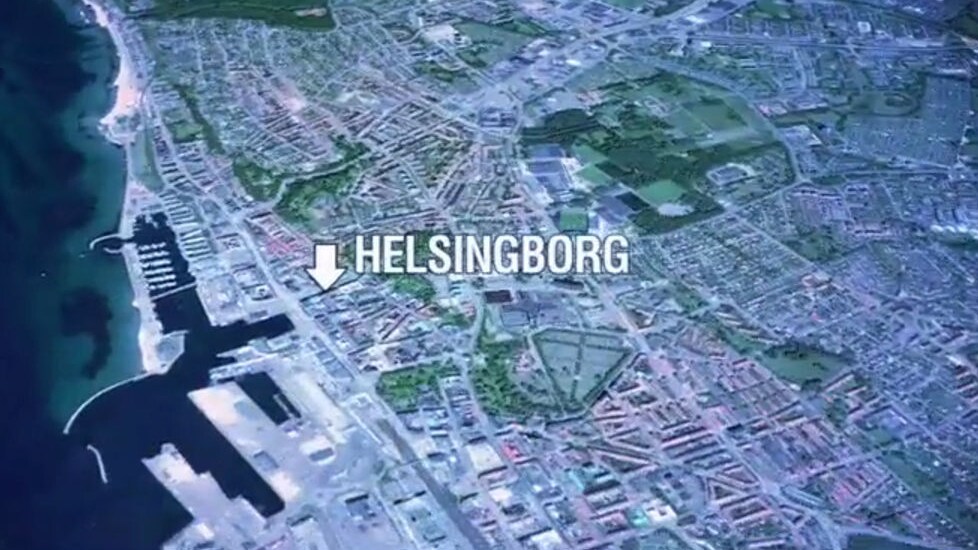 Rånvåg i Helsingborg - hotade med kniv