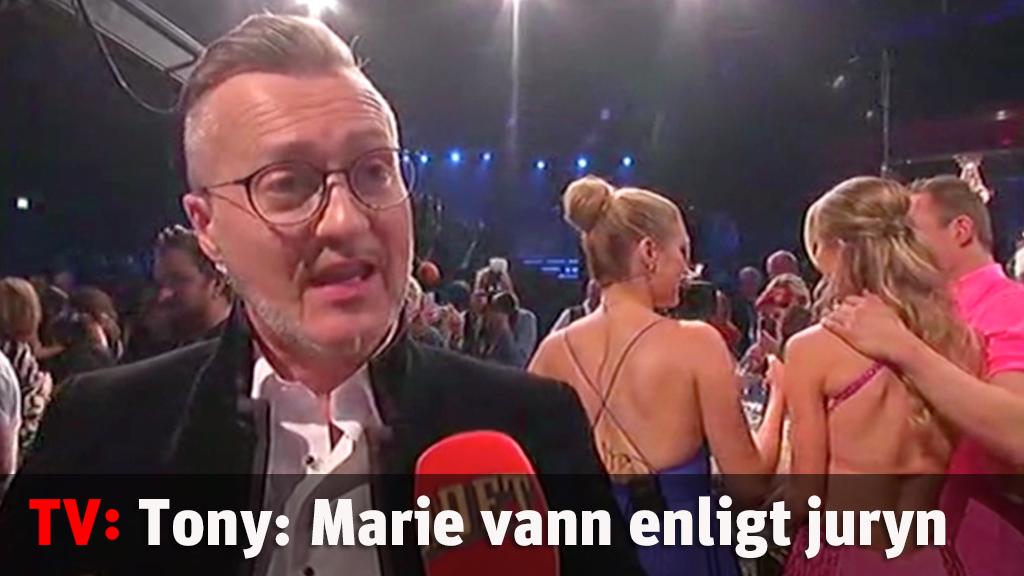 Tony: Marie vann enligt juryn