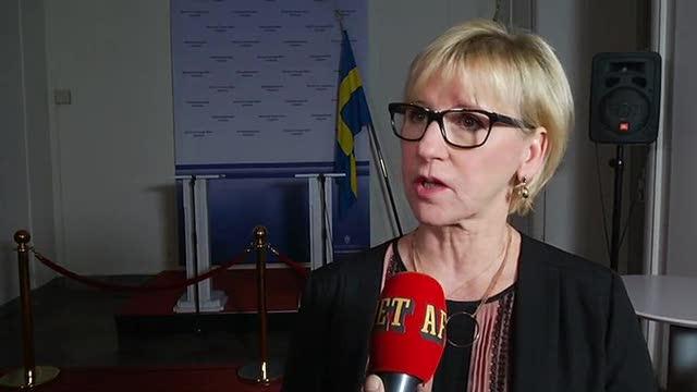 Utrikesminister Margot Wallström om massakern i Paris