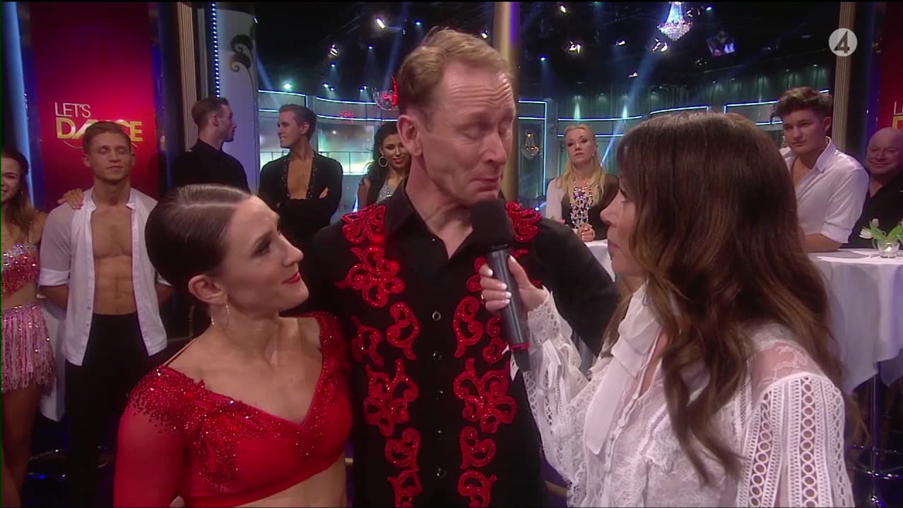 Här tar känslorna över för Gunde i Let's Dance