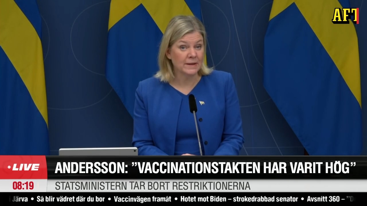 Här ger Magdalena Andersson beskedet: "Ett nytt läge"