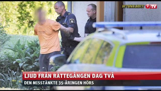 Hör den misstänkta 35-åringen fortsätter att pressas