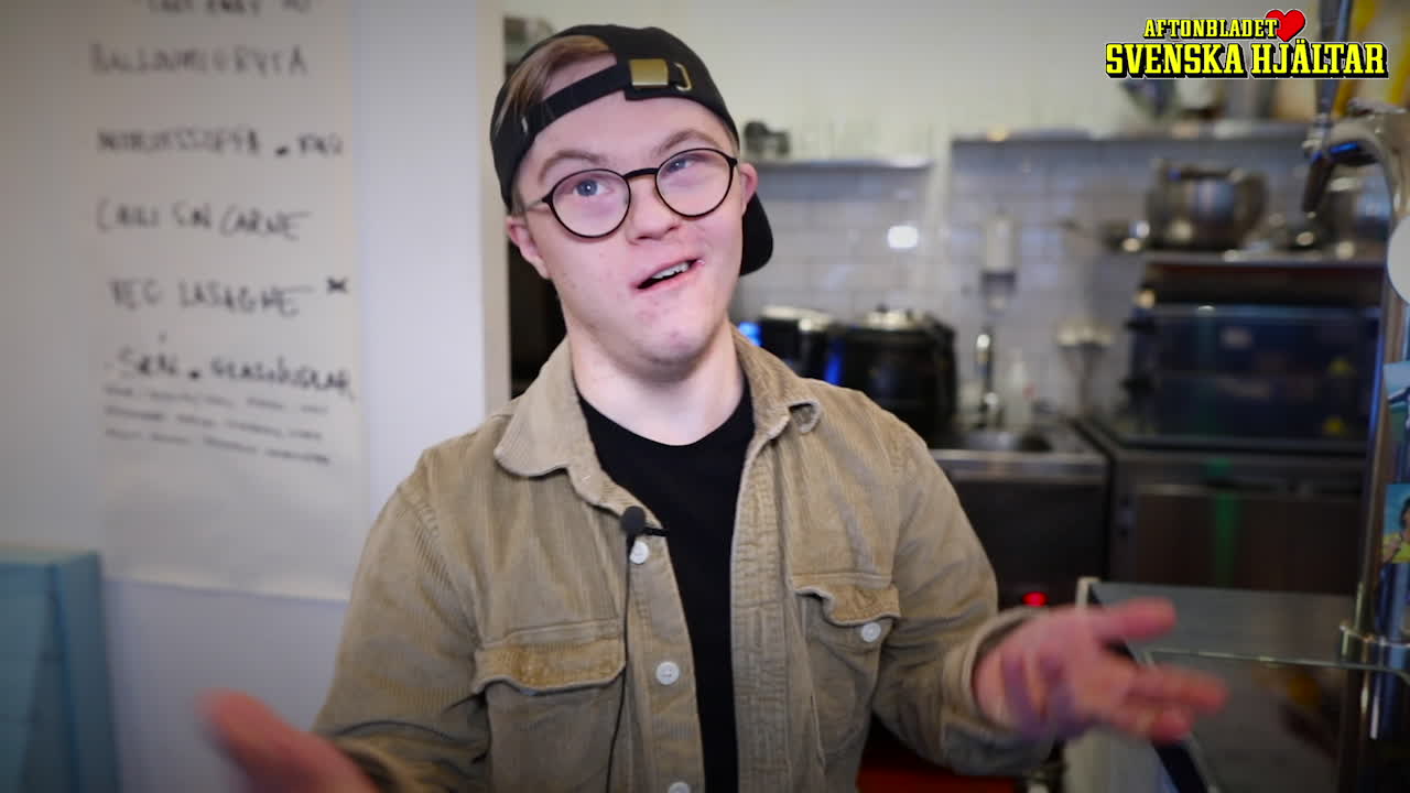 Benjamin, 22: "Det är okej att jobba här"