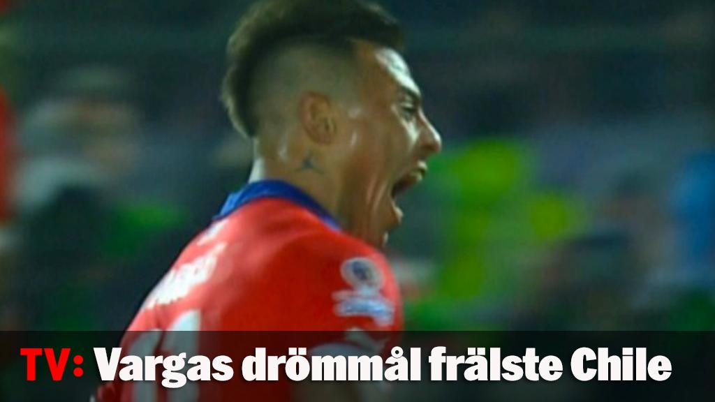 Eduardo Vargas stor hjälte för Chile