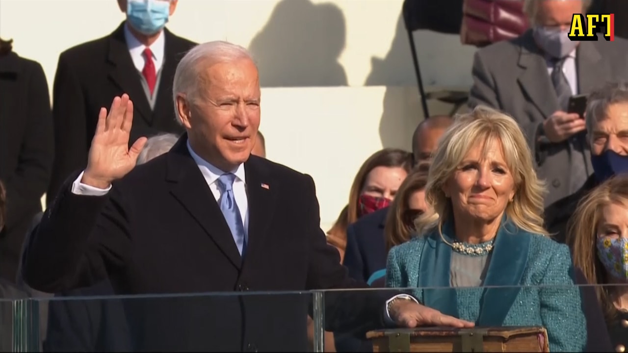 Presidentinstallationen av Joe Biden - på 2 minuter