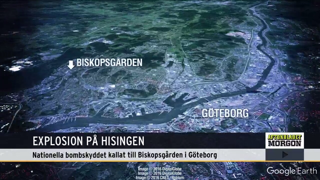 Explosion på Hisingen