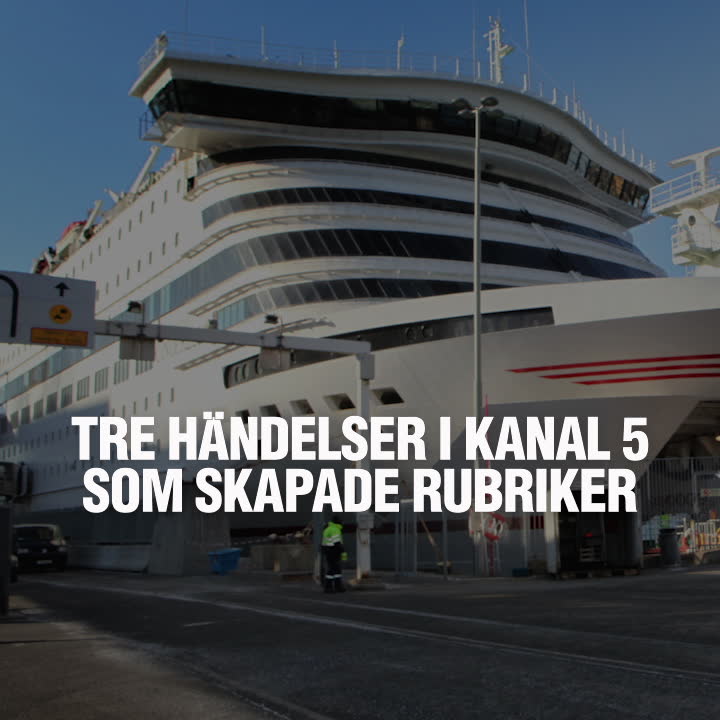 Tre händelser i Kanal 5 som skapade rubriker