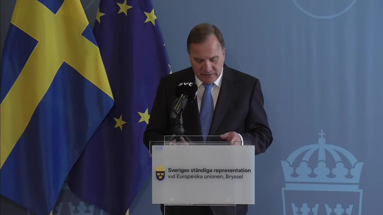 Hör statsminister Stefan Löfven (S) efter EU-avtalet