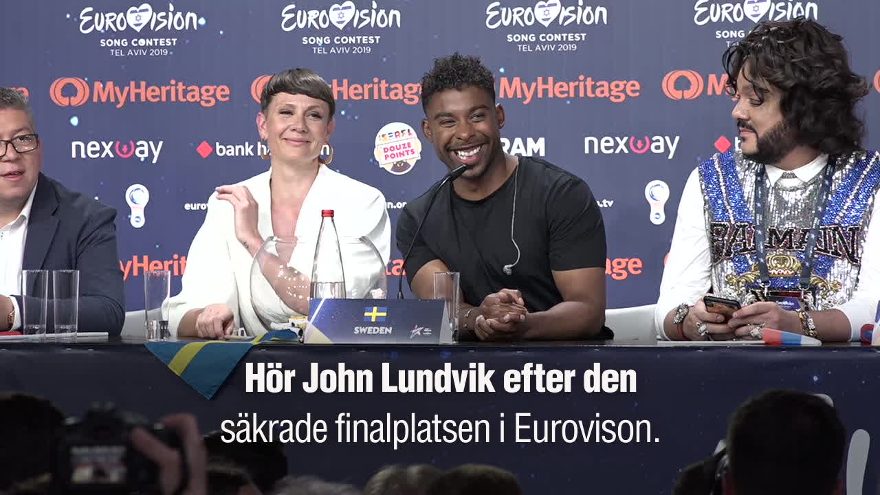 John Lundvik efter finalplatsen i Eurovison: "Sky is the limit!"