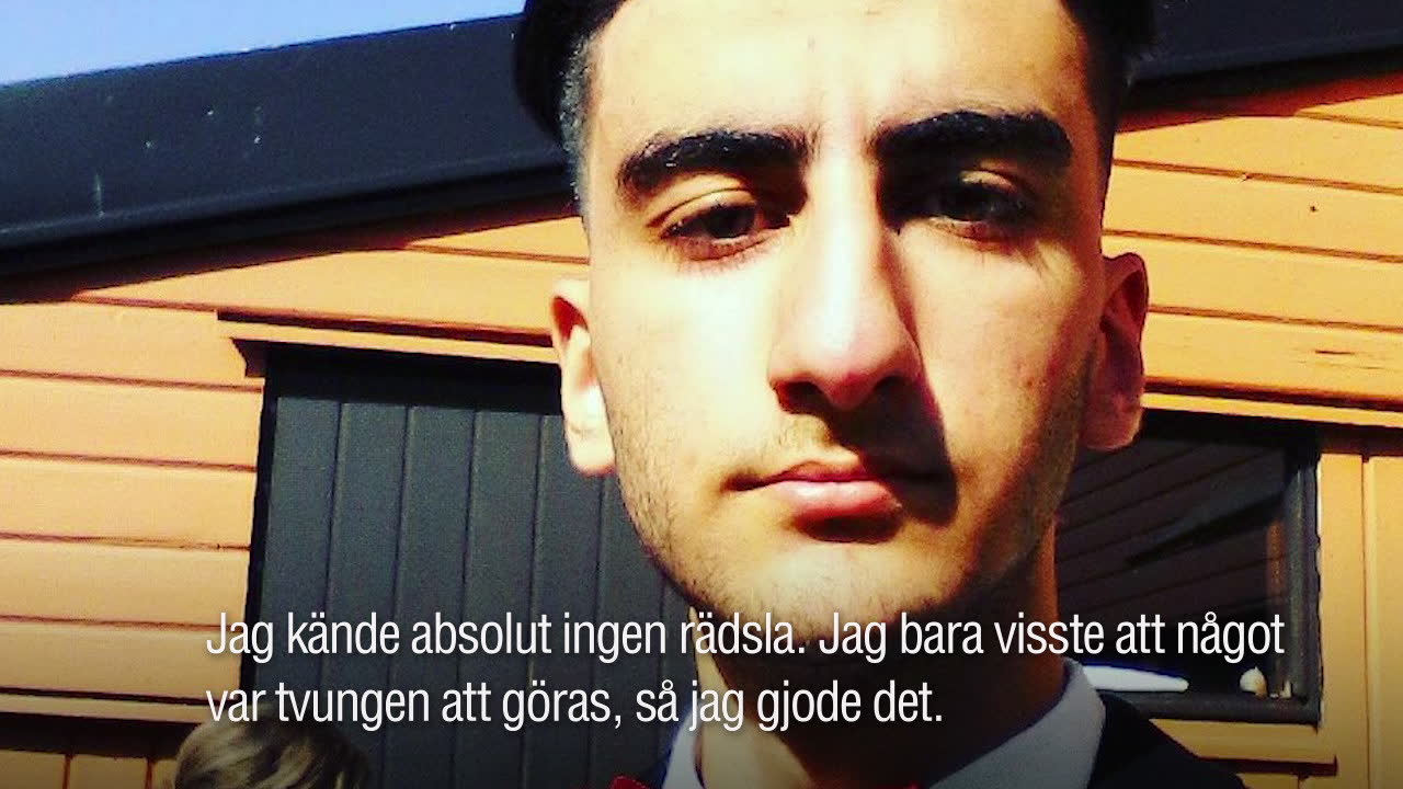 Omid grep in på bussen – när ingen annan gjorde det