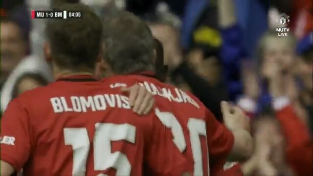 Här blir Solskjaer målskytt för United