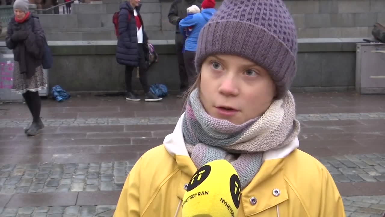 Greta Thunberg om utmärkelsen: "Hoppas det gör något för rörelsen"