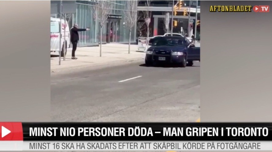 Man gripen efter att nio personer dödats i Toronto