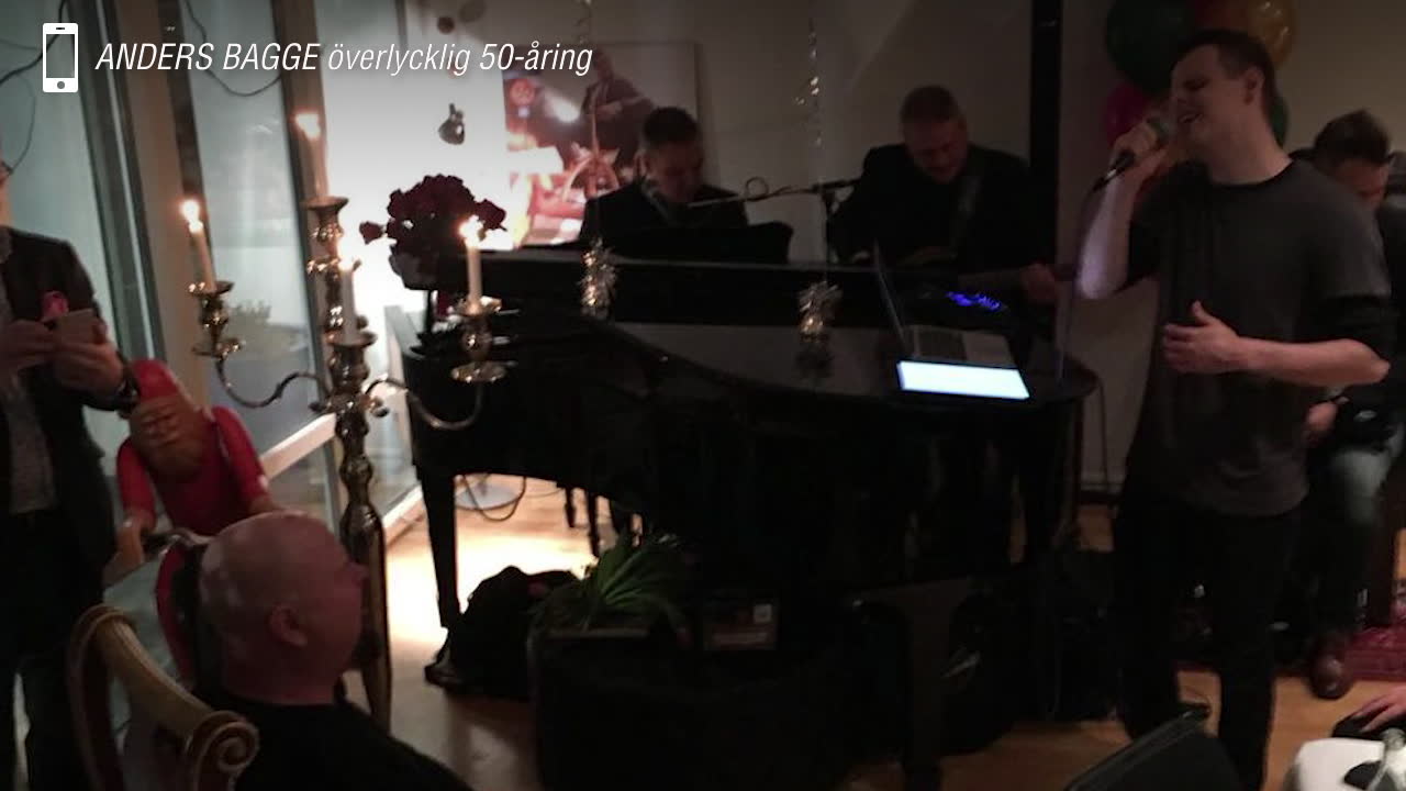 Hör Anders Bagge berätta om sin storslagna 50-årsfest