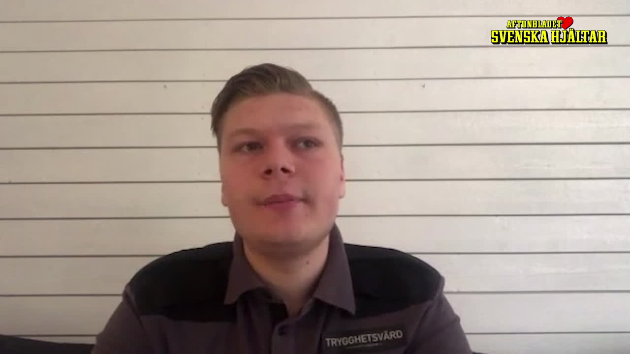 Gustav, 18: "Nu måste vi ringa 112"